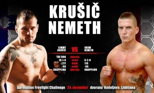 Plakát: Lemmy Krušič vs Adam Nemeth, Ljubljana